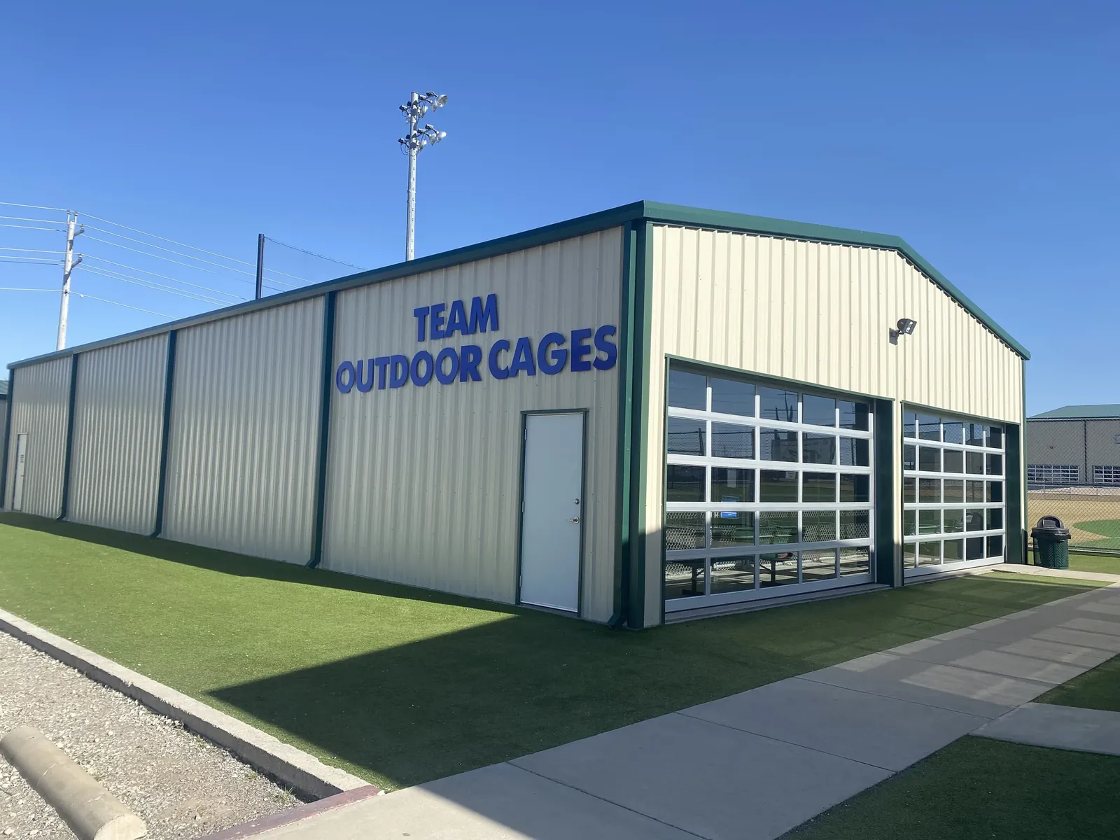 Team Outdoor Cages building at Southfork